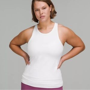 Lululemon Align Hip Length Racerback, White, Size 2